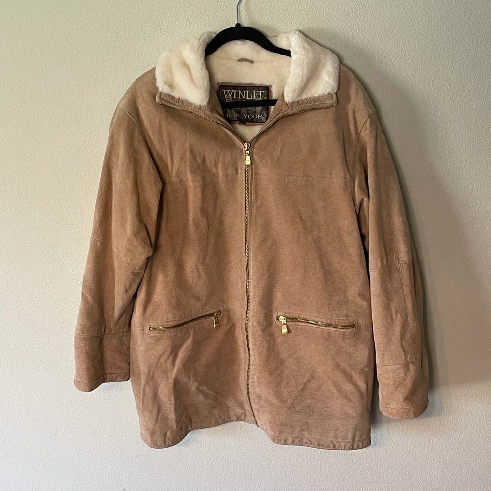 Vintage Winlit Suede Jacket. Size Medium.